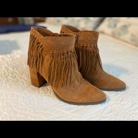 Nine West Fringe Booties - Picture 1 of 4